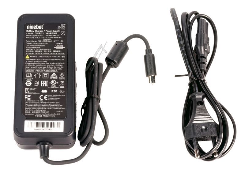 Ninebot E3 Pro Original NBW41D001D7D Ladegerät 41V 1,7A 70W